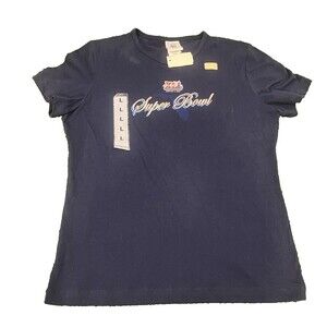 NWT Super Bowl XLI February 4, 2007 NFL Football Women Tee Shirt Size L